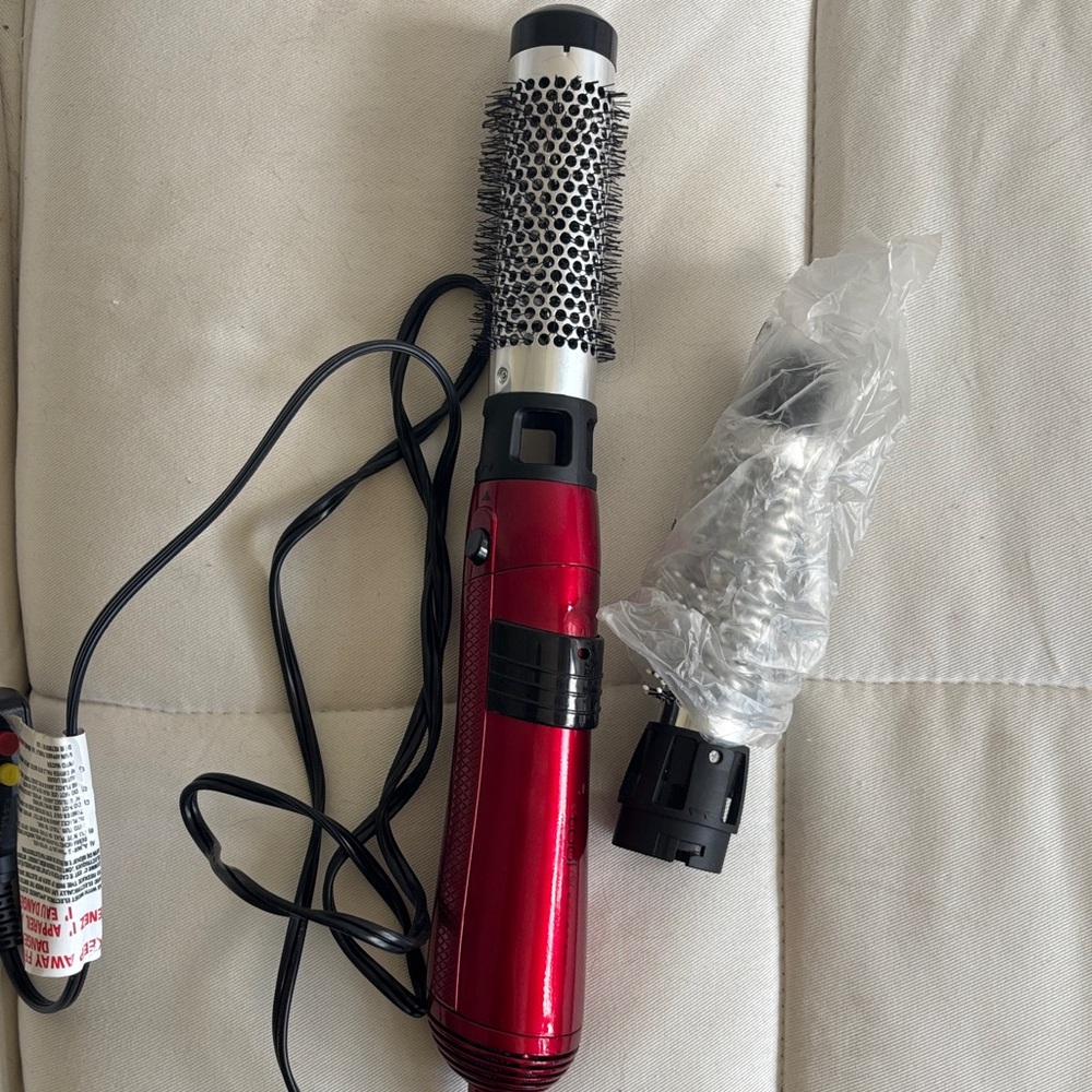 Red Hair Styling Brush